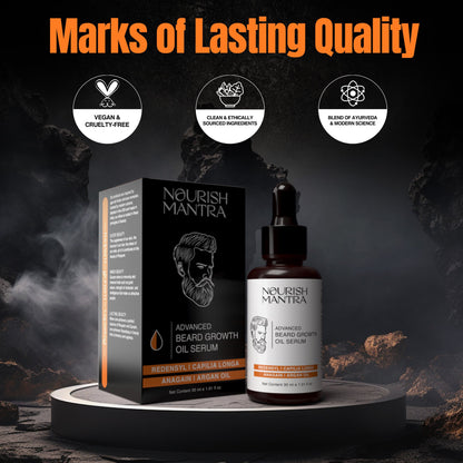 Advanced Beard Oil Serum (Buy 1 Get 1 Free)