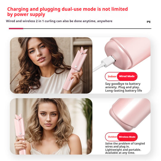 Portable Wireless Hair Curler